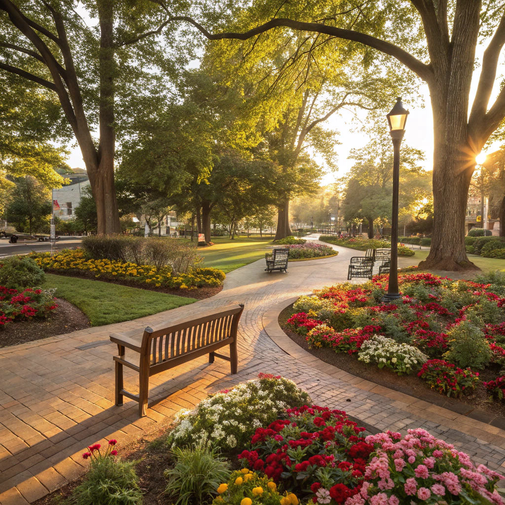A view of Chapel Hill North Carolina residential community