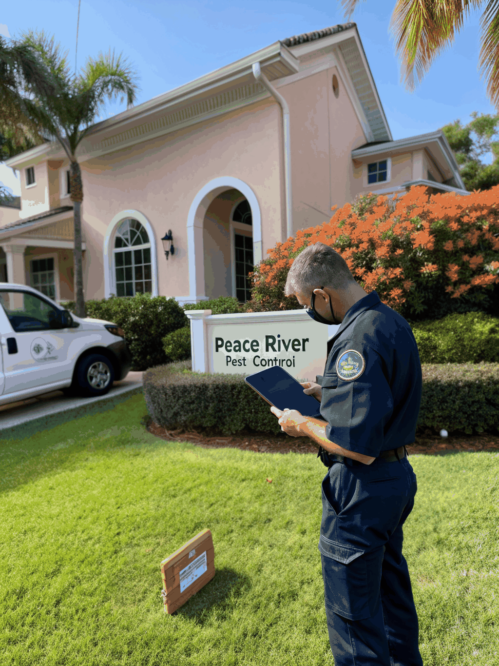 A clean, well-maintained North Carolina residential exterior protected by pest prevention services