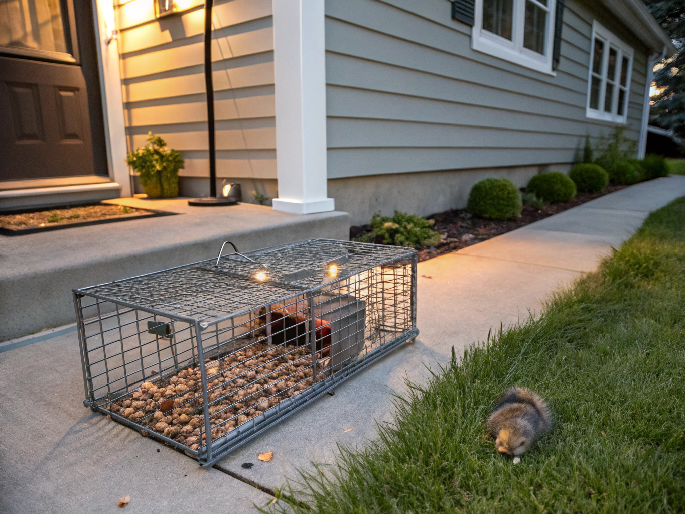Professional wildlife trap and prevention barrier installation