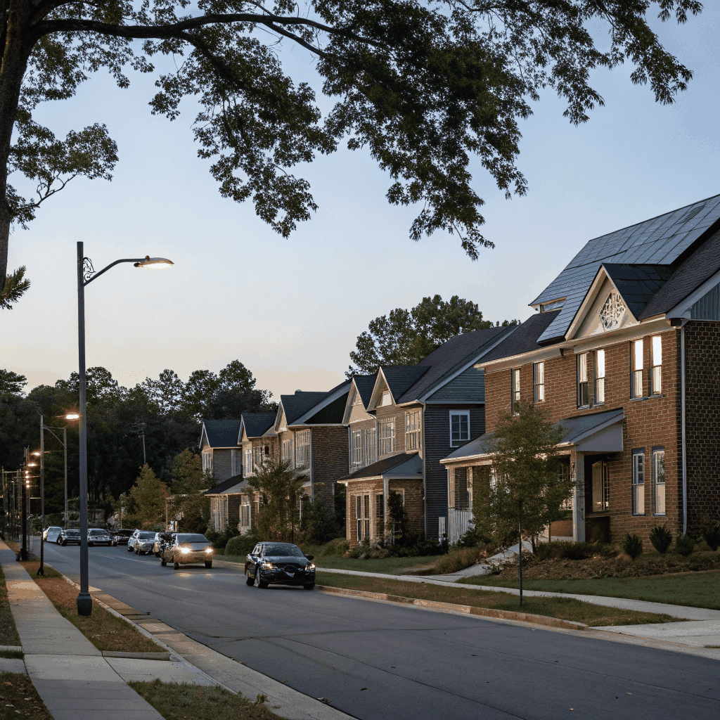 Hillsborough NC view of neighborhood served by Attic to Basement pest control